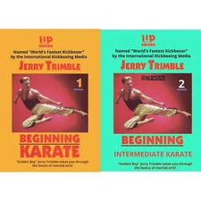 2 DVD SET Beginning & Intermediate Karate - Jerry 'Golden Boy' Trimble