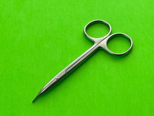 Aesculap Surgical 4-1/4" Tenotomy Dissecting Scissors, Curved - Picture 4 of 7