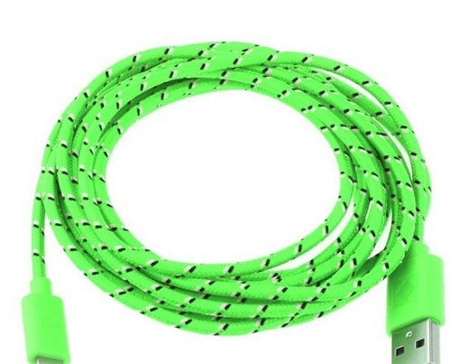 Nylon Braided Charger Cable for MICRO USB C TYPE Samsung LG HTC Nokia Google - Picture 13 of 16