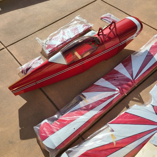 Vintage Cermark Pitts S2B RC Airplane .90 to 1.20 60" wing span Balsa NIOB READ! - Picture 5 of 24
