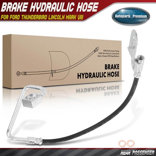REAR BRAKE HOSE Ford LTD 1967 1968 1969 1970, Without WER Rear Axle