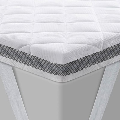 BedStory Gel Topper 100x200cm H3/H4 aus 7,5 cm Höhe Kaltschaumkern,