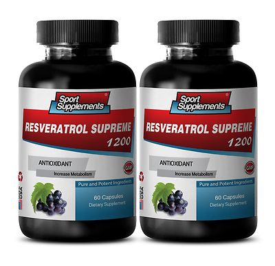 Antioxidant Supplement - Resveratrol Supreme 1200mg - IMMUNITY BOOSTER  2B