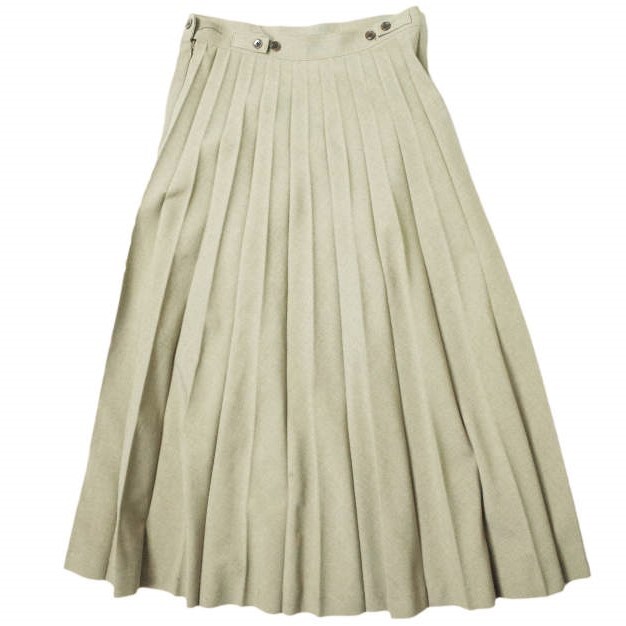 スカート louren accordion pleats skirt beige M louren accordion pleats skirt beige M - メルカリ