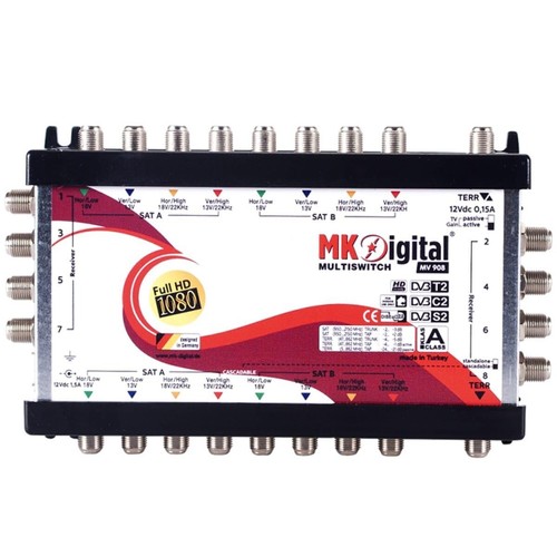 MK Digital MV-Serie 9 Multischalter kaskadierbar für 8 bis 24 Teilnehmer - Bild 4 von 28