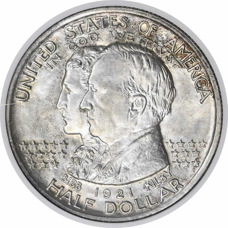 Alabama Commemorative Silver Half Dollar 1921 MS65 NGC - Image 3 of 4