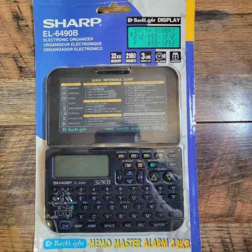 Vintage Sharp Electronic Organizer Factory Sealed  up EL6490B Old Tech - Picture 1 of 2