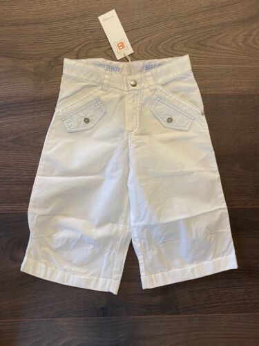LAURA BIAGIOTTI DOLLS White Pants - Size 5-6Y Button Adjustable Waist Wide Leg - Picture 1 of 3