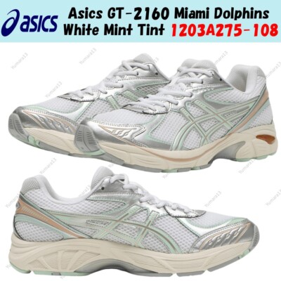 Asics GT-2160 Miami Dolphins White Mint Tint 1203A275-108 Men's