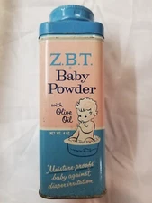 Vintage Z.B.T.Baby Powder With Olive Oil ( Full )