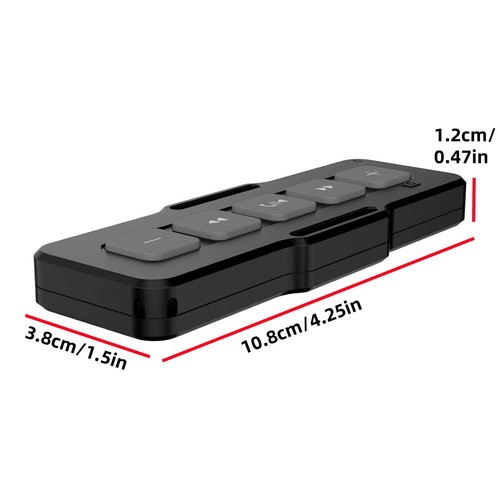 Durable BT006 Wireless Bluetooth Audio Music Play Smartphone Remote Control - Picture 7 of 24