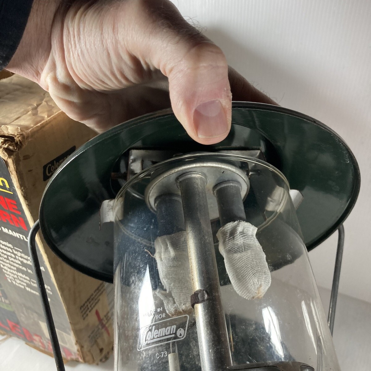 Vtg Coleman Electronic Ignition Double Mantel Propane Vtg Coleman Electronic Ignition Double Mantel Propane