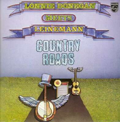 Lonnie Donegan Meets Leinemann - Country Road LP Album Vinyl Scha