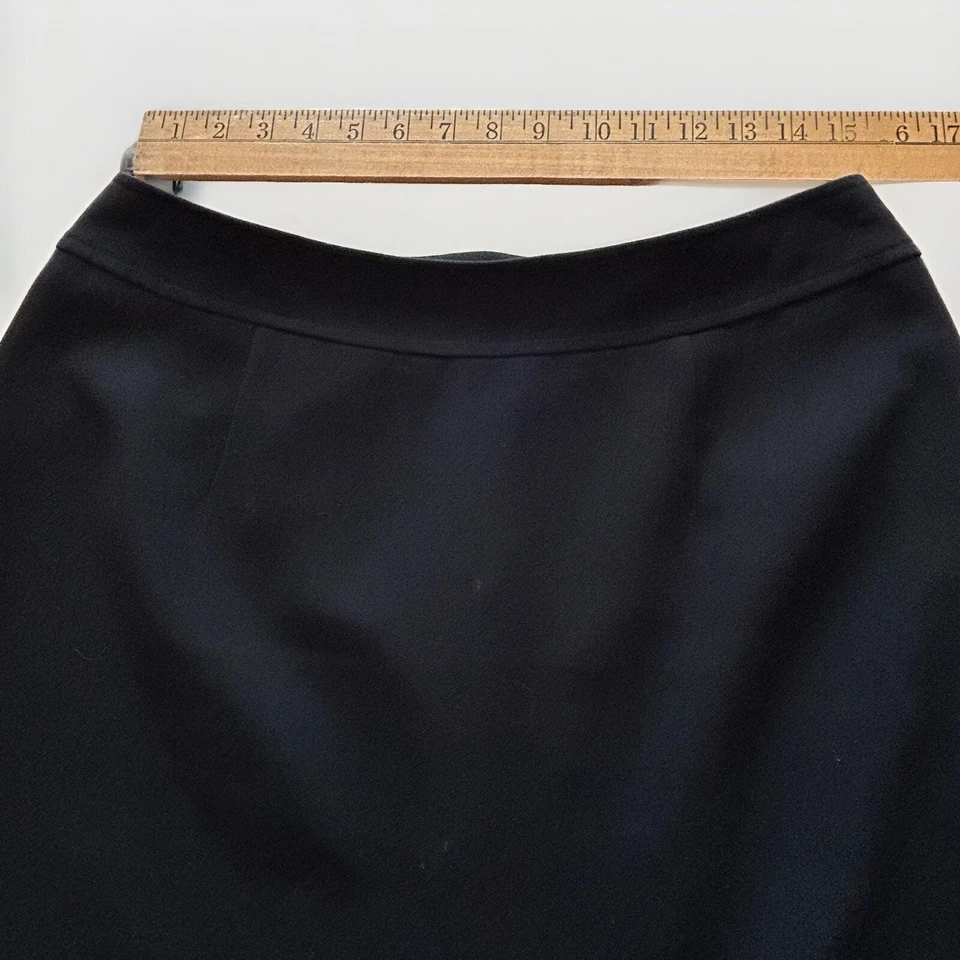 Falda Madison Studio Forro Hasta la Rodilla Negra Talla 12 Foto 4 de 4