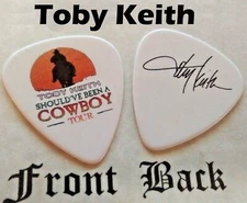 1 KEITH- TOBY KEITH classic country artist signature novelty guitar pick (q-j1)