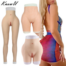 Silicone Pants Shorts Panty Shaping Fake Panty Vagina Hip for Crossdresser