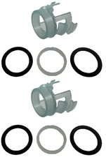 NEW OEM Ford 5/8" Quick Connect Heater Core Coolant Hose 2 Clips O-Ring Seal Kit