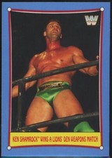 2017 Topps WWE Heritage Ken Shamrock Bizarre SummerSlam Matches Insert #6