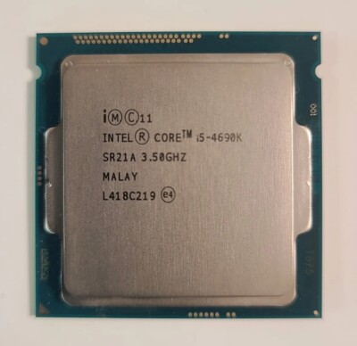 Intel i5-4690K 3.50GHz Quad Core SR21A 4 Threads LGA 1150 CPU
