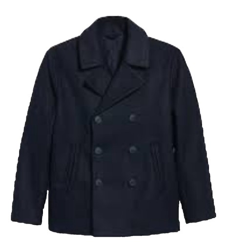 Official US NAVY Pea Coat 1987 USN Wool Jacket size men's 40