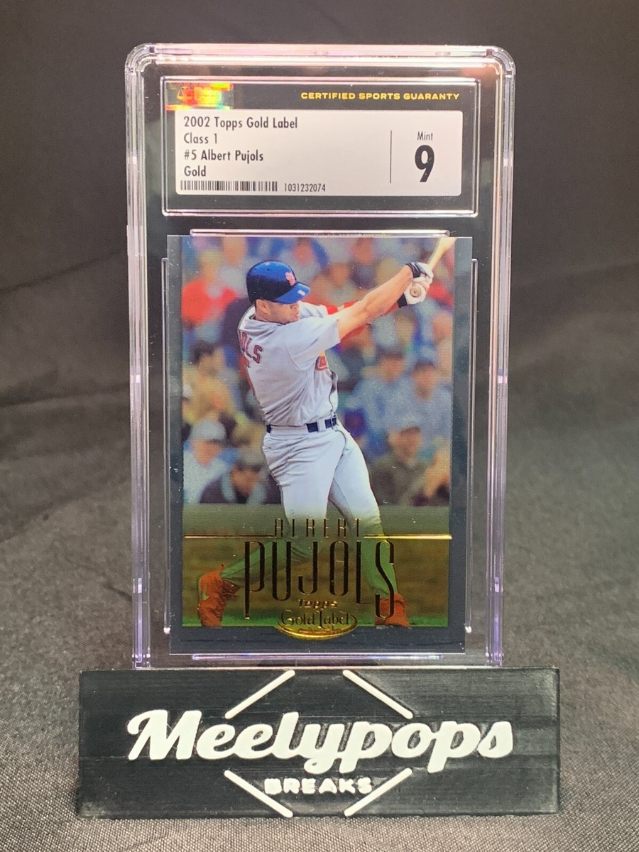 2002 Topps Gold Label - Albert Pujols #5 Class 1 Gold /500 for sale online  | eBay, image size:900x1200