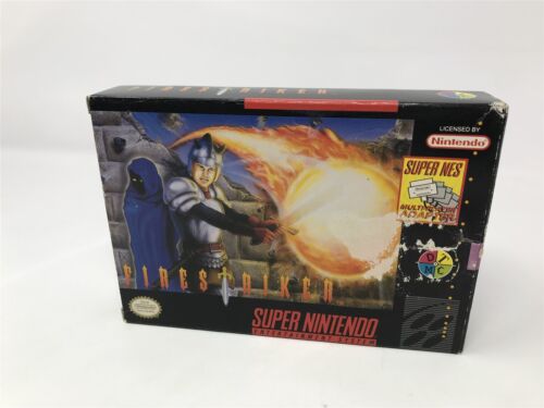 FireStriker - Super Nintendo SNES - Boîte d'Origine avec Manuel - Pas de JEU -- RARE - Photo 1/9