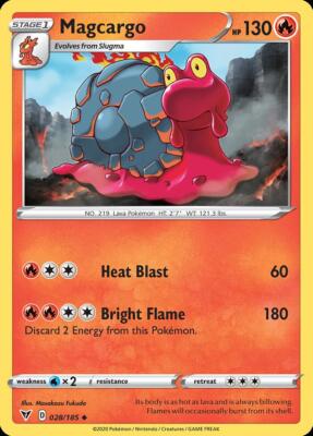 Pokemon Magcargo (28/203) Vivid Voltage NM | eBay