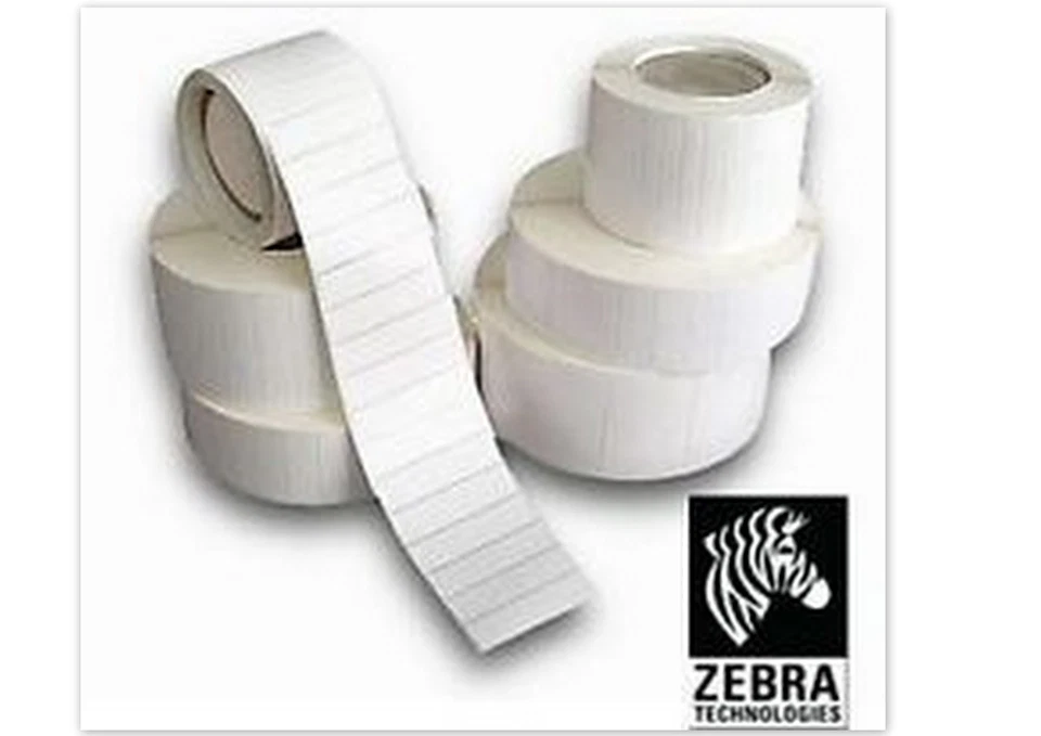 ZEBRA TECHNOLOGIES Original Zebra Direkte Thermische Etiketten 51 mm x 25 mm 4 Rollen