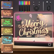 Lumiboards LED Drawing Board for Kids - 7 Colors DIY Doodle Glow Board, Toys ...