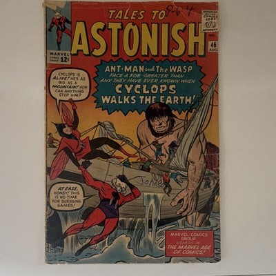 Tales to Astonish #46 Stan Lee Jack Kirby Ant-Man Wasp Cyclops Marvel Comic