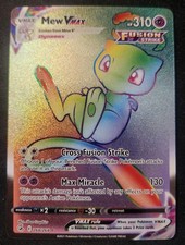 Mew VMAX 268/264 Swsh08: Fusion Strike Rainbow Secret Rare Holo MINT CONDITION on eBay