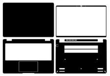 Carbon Vinyl Sticker Skin Cover for Dell Pro 14 PC14250 P193G002 Laptop Decals