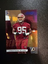 2017 PANINI ABSOLUTE SPECTRUM BLUE INSERT RC CARD REDSKINS JONATHAN ALLEN #190