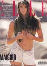 ELLE FRANCE 1989 ELLE MAPCHERSON PATTI HANSEN ROSEMARY MACGROTHA GRETA GARBO
