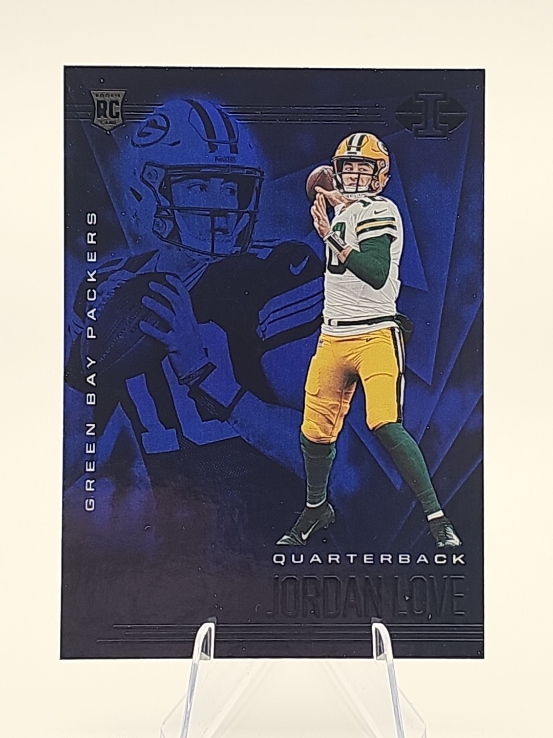 2020 Panini Illusions - Jordan Love #8 Trophy Collection Sapphire (RC) Packers