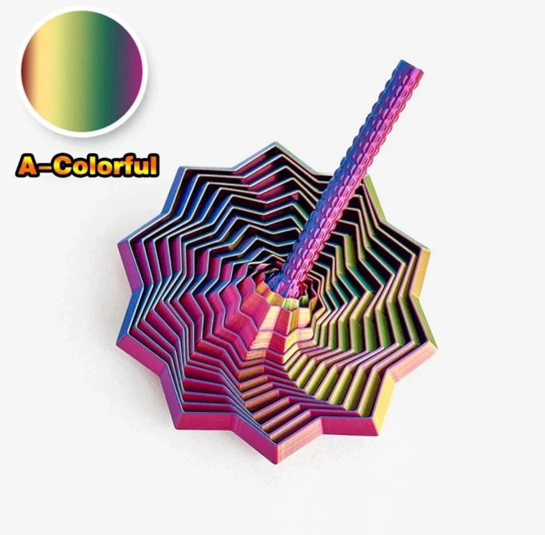 Estrella inquietante impresa en 3D para alivio sensorial visual y audio Foto 2 de 4