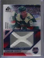 2016-17 SP Game Used Stadium Series Net Cord Chi vs Min 10/35 Mikko Koivu 0c3