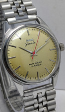 HMT Janata 17 Jewels Hand Winding Wrist Watch For Men's In Working Condition