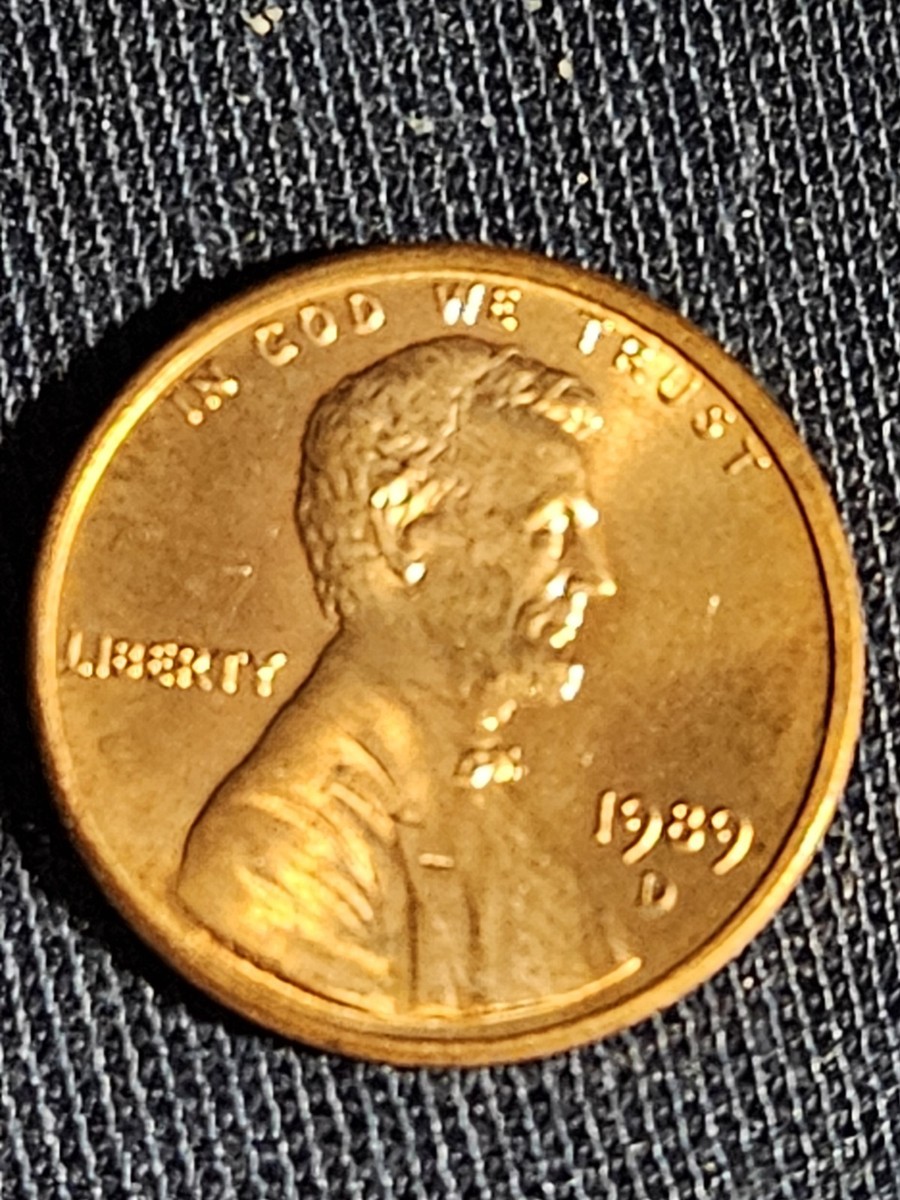1989 D Penny Errors Struck Off Center, Close AM, DDR, | eBay