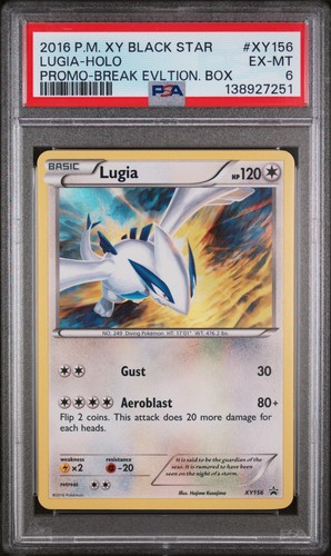 Lugia graded PSA 6 for sale on eBay