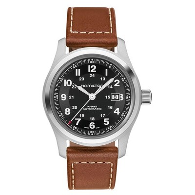 Unbenutzte HAMILTON Khaki Field Auto H70555533 Schwarz Automatik Herrenuhr in...
