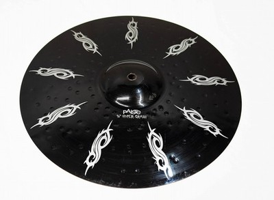 PAiSTe Black Alpha Hyper Crash Cymbal 16 Inch Joey Jordison