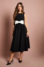 Coast Mono Fit & Flare Dress Womens Occasion Dresses
