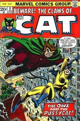 Cat (1972) #   2 (4.0-VG) The Owl, distributor's ink 1973