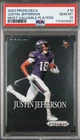 2024 Panini Prizm Deca Football Justin Jefferson #10 PSA 10