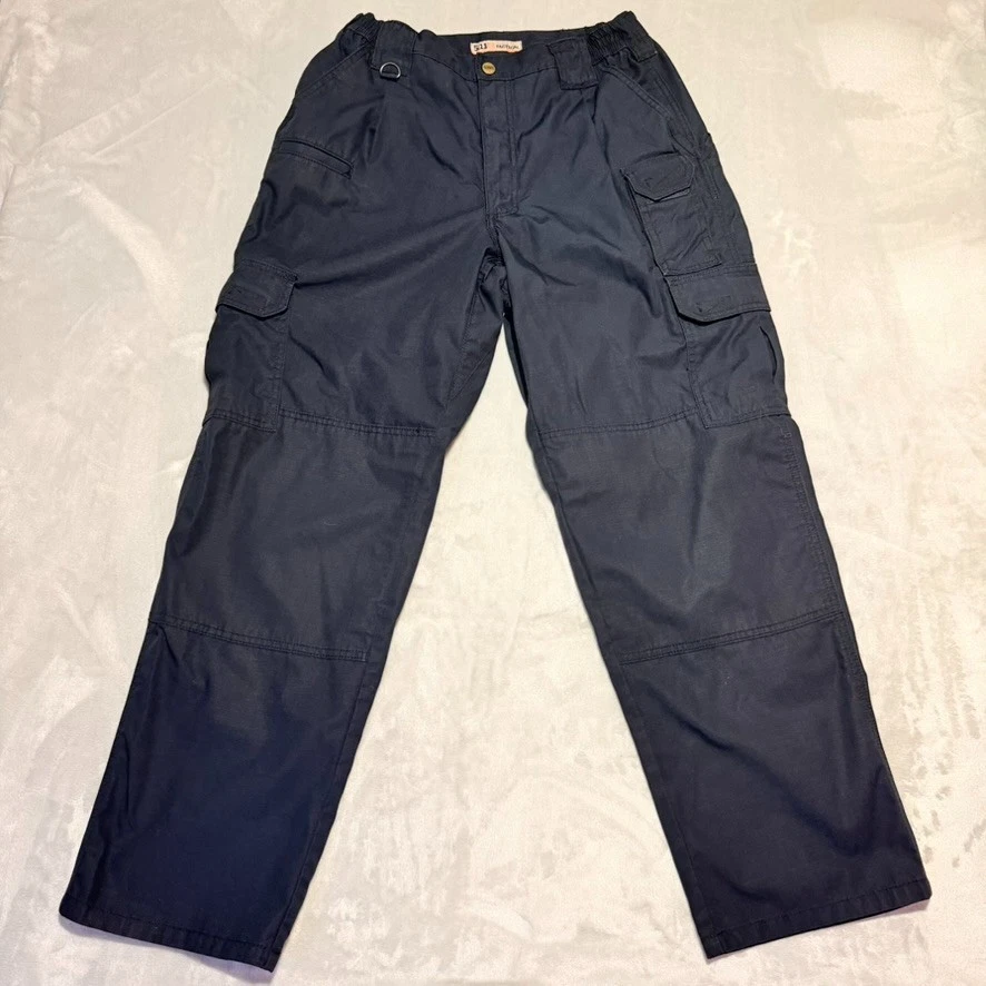 5.11 Tactical Taclite Pro Cargo Pants Men's 34x30 Dark Navy Blue Ripstop 74273