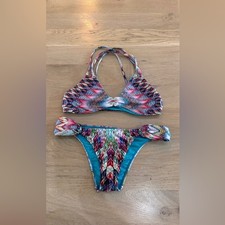 PILYQ reversible bikini set multicolor size small
