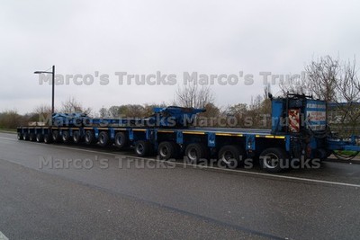 LKW Foto Schwerlasttransporter blau FELBERMAYR #m7zw