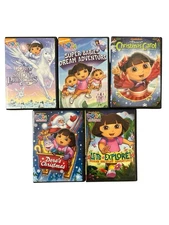 Nickelodeon Nick Jr Dora The Explorer DVD Lot Of 5 Tested And Working Great Shap