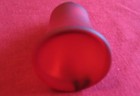 Lovely Red Victorian Glass Salt Shaker with Handpainted Flowers Design, Fenton ? — photo 4